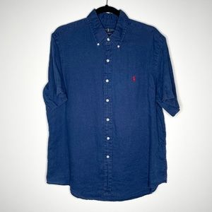 Ralph Lauren 100% Linen Short Sleeve Shirt